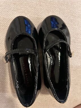 Black Patent Ralph Lauren Mary Jane Kids Shoes